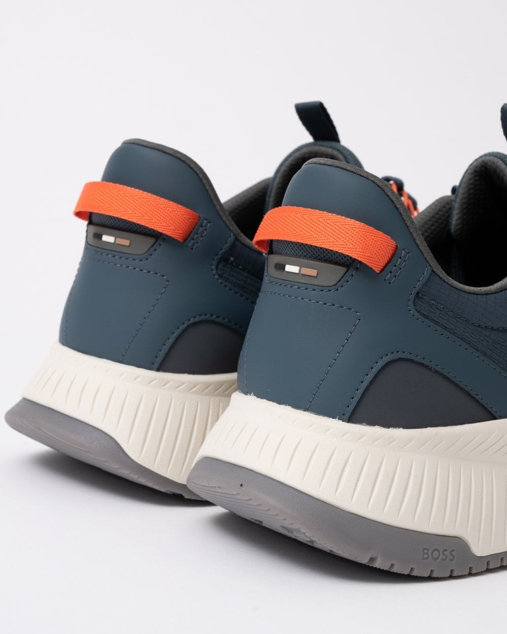 BOSS Orange TTNM EVO Runn Mens Mesh Upper Trainers - Open Blue 499