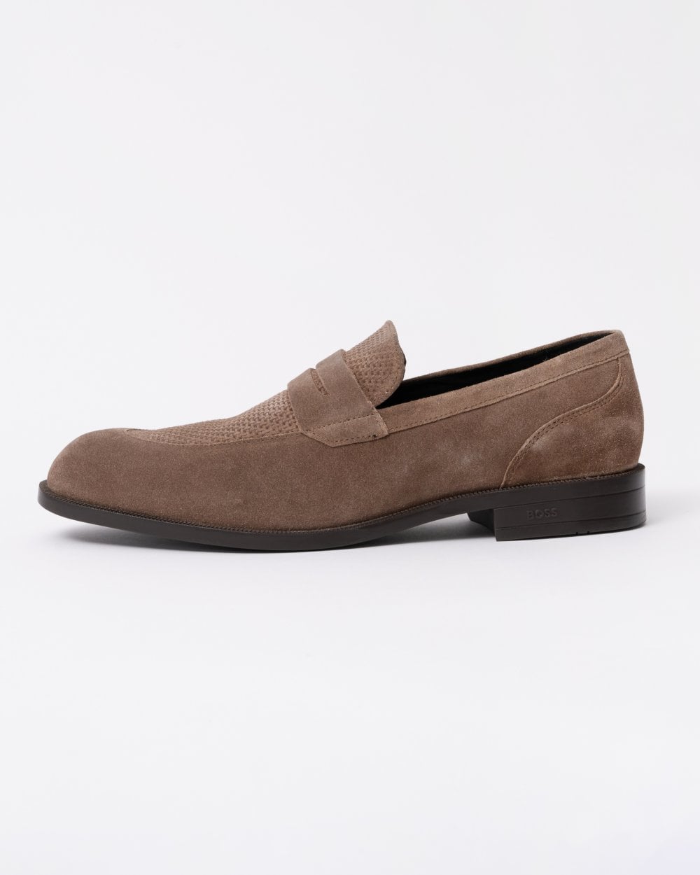 BOSS Orange Tayil Mens Suede Loafers