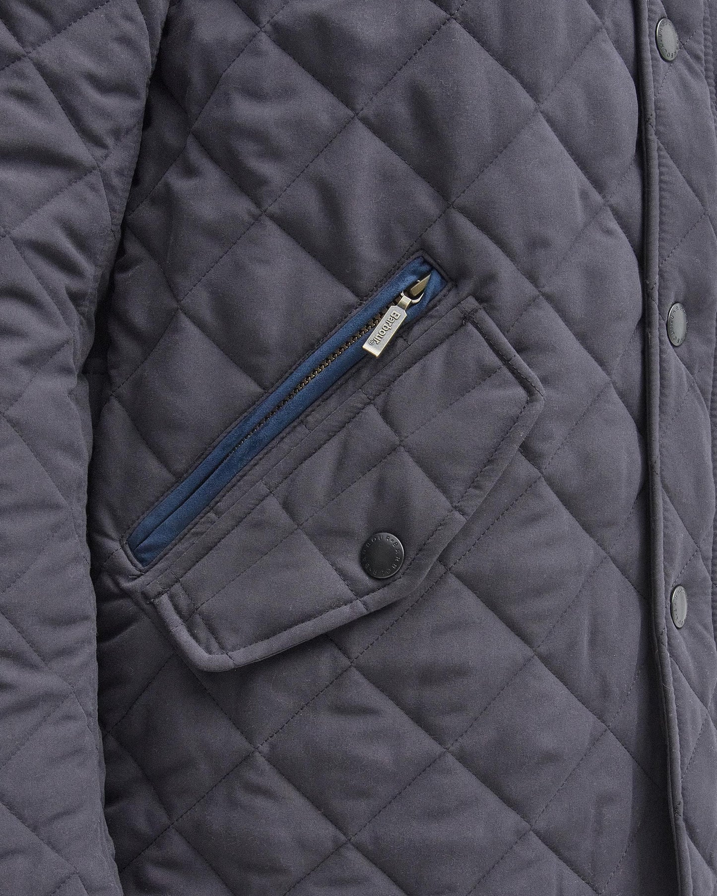 Barbour Shoveler Mens Quilted Jacket - Navy