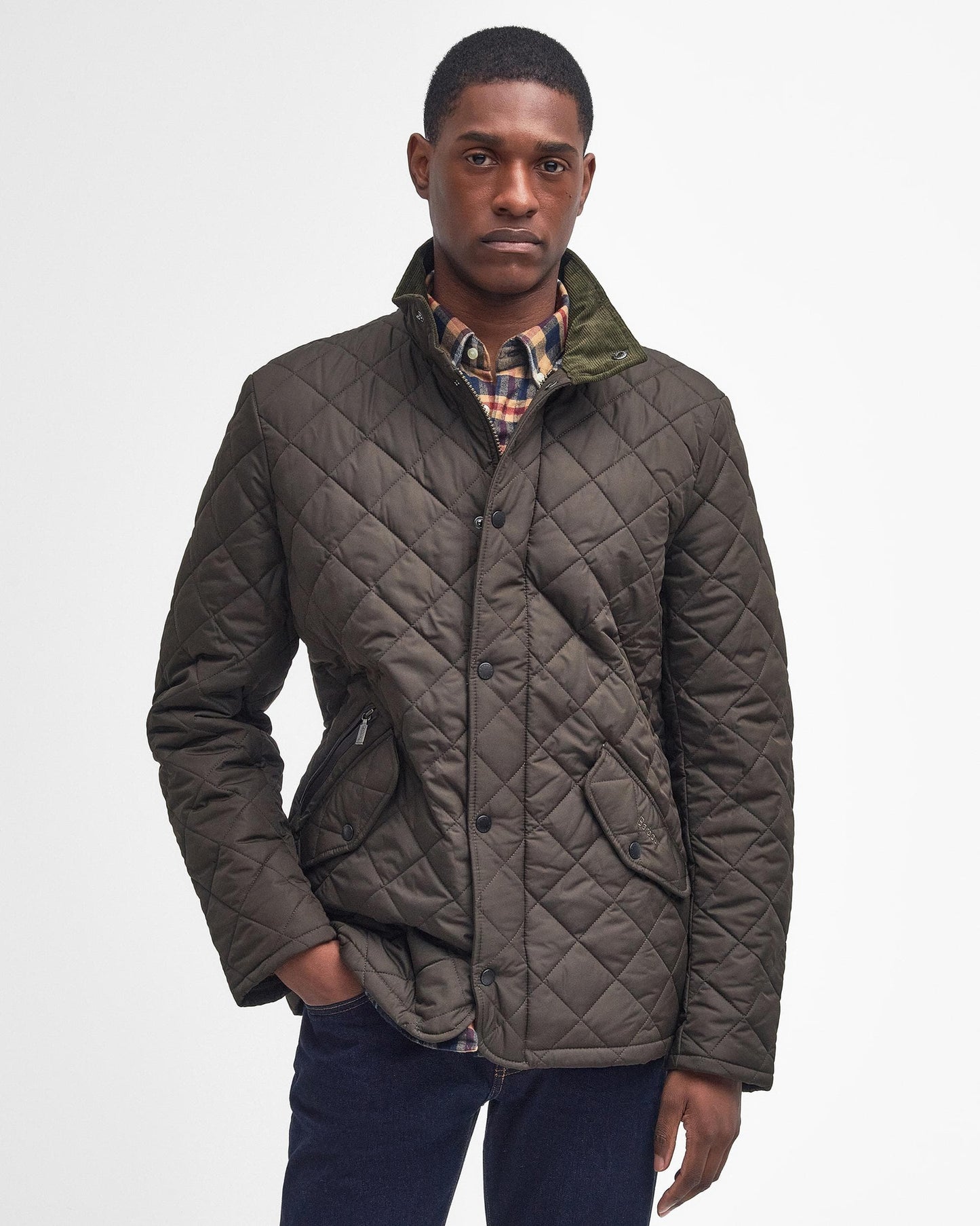 Barbour Chelsea Mens Sportsquilt Jacket - Olive
