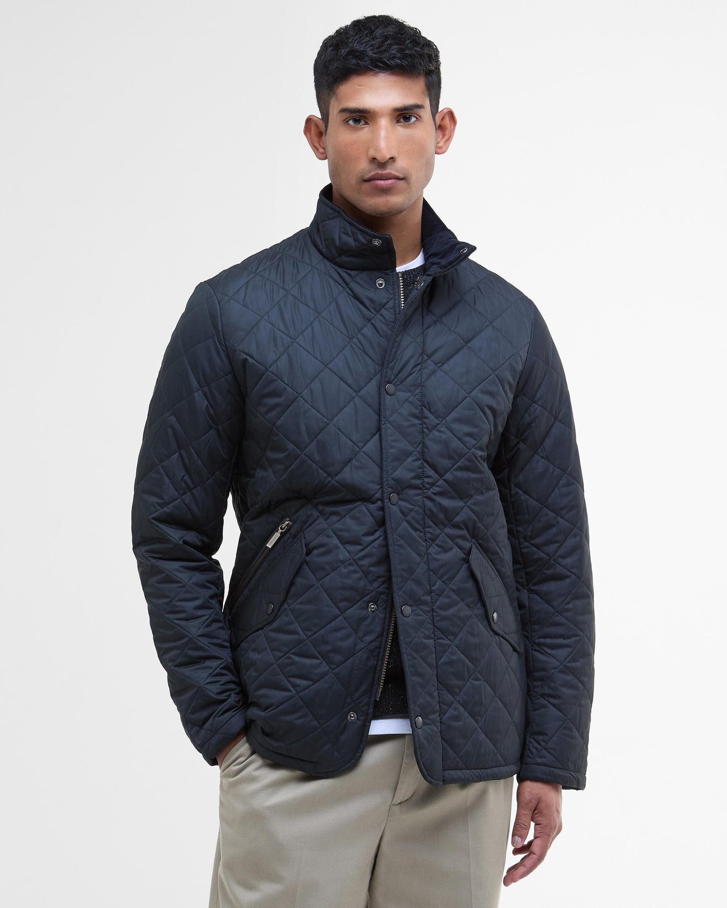 Barbour Chelsea Mens Sportsquilt Jacket - Navy