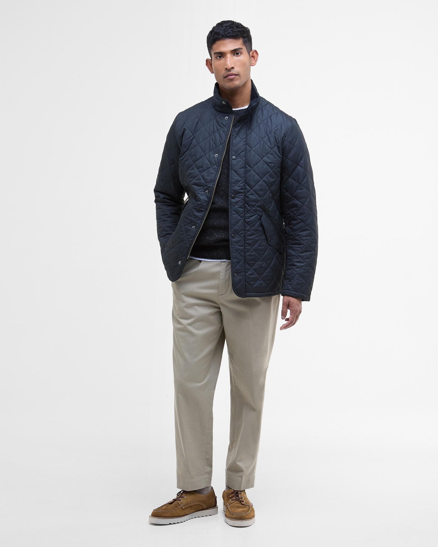 Barbour Chelsea Mens Sportsquilt Jacket - Navy