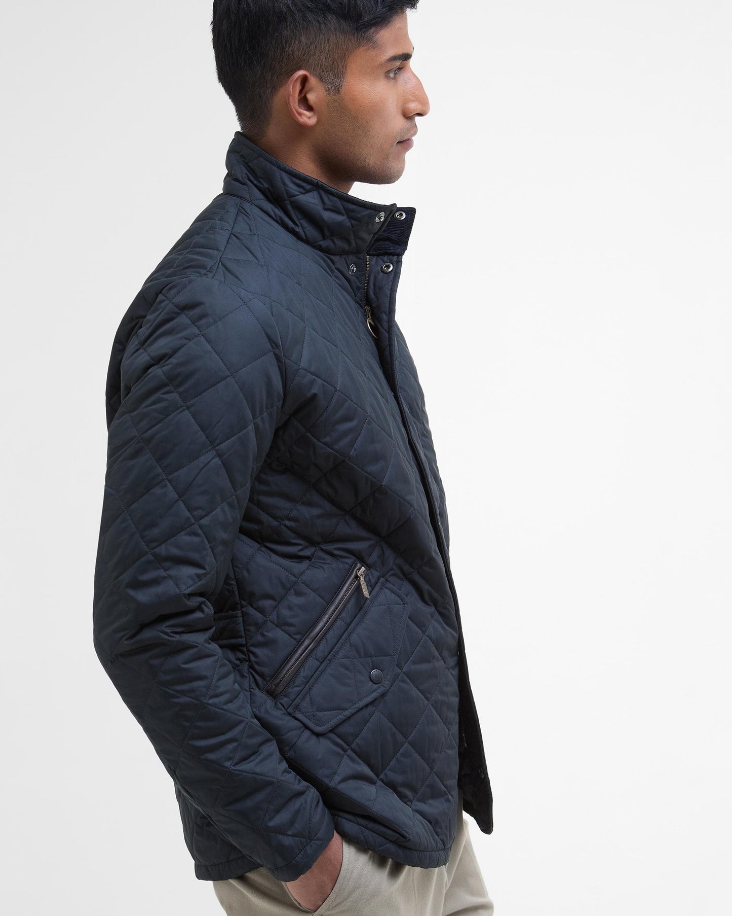 Barbour Chelsea Mens Sportsquilt Jacket - Navy