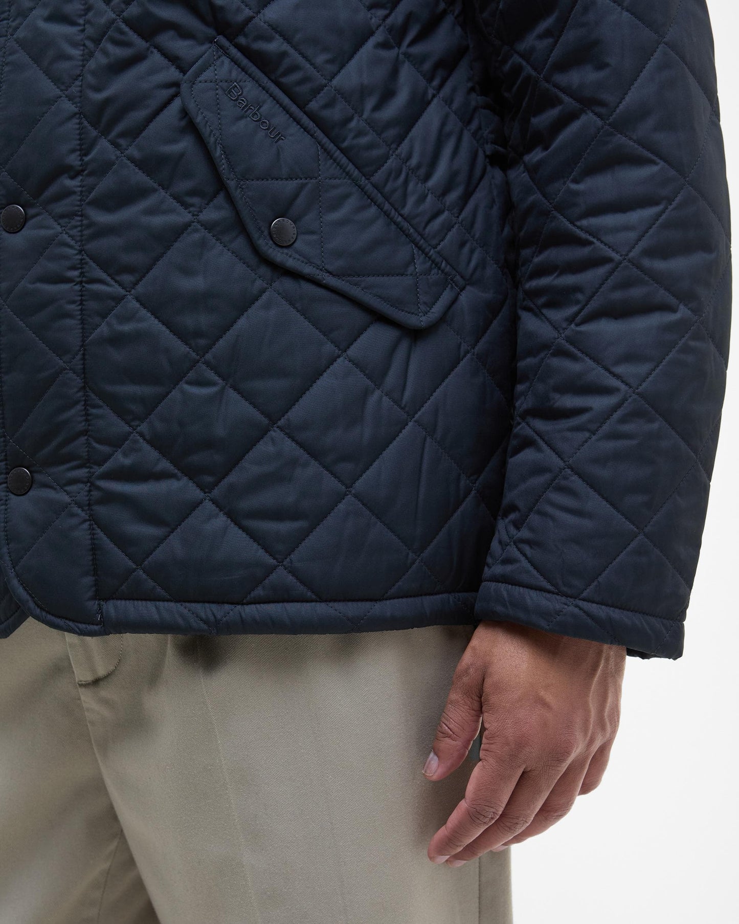 Barbour Chelsea Mens Sportsquilt Jacket - Navy