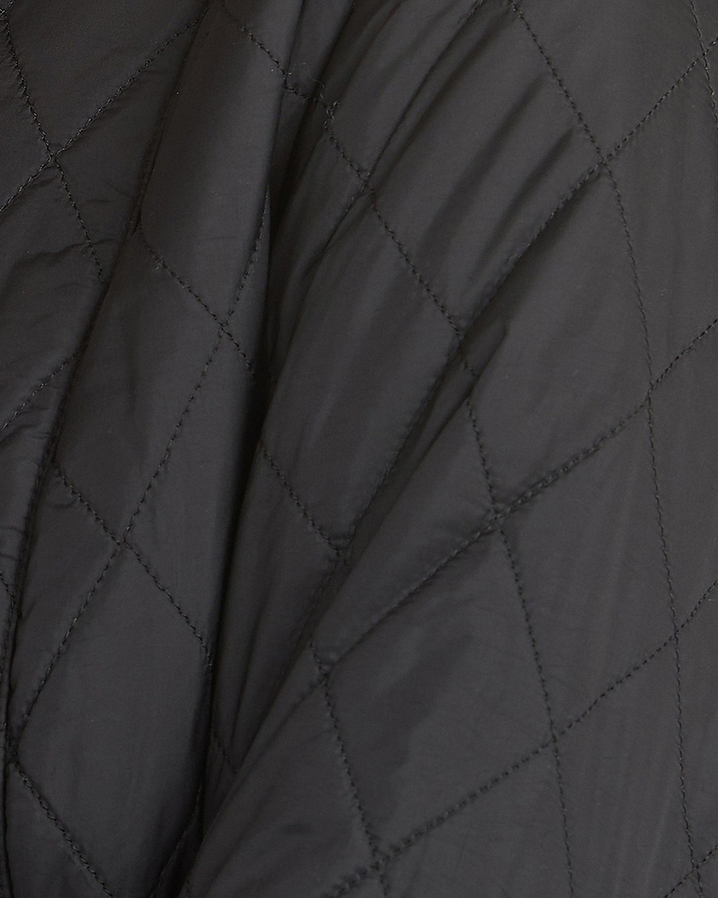 Barbour Flyweight Cavalry Quilted Ladies Jacket - Black/Stone