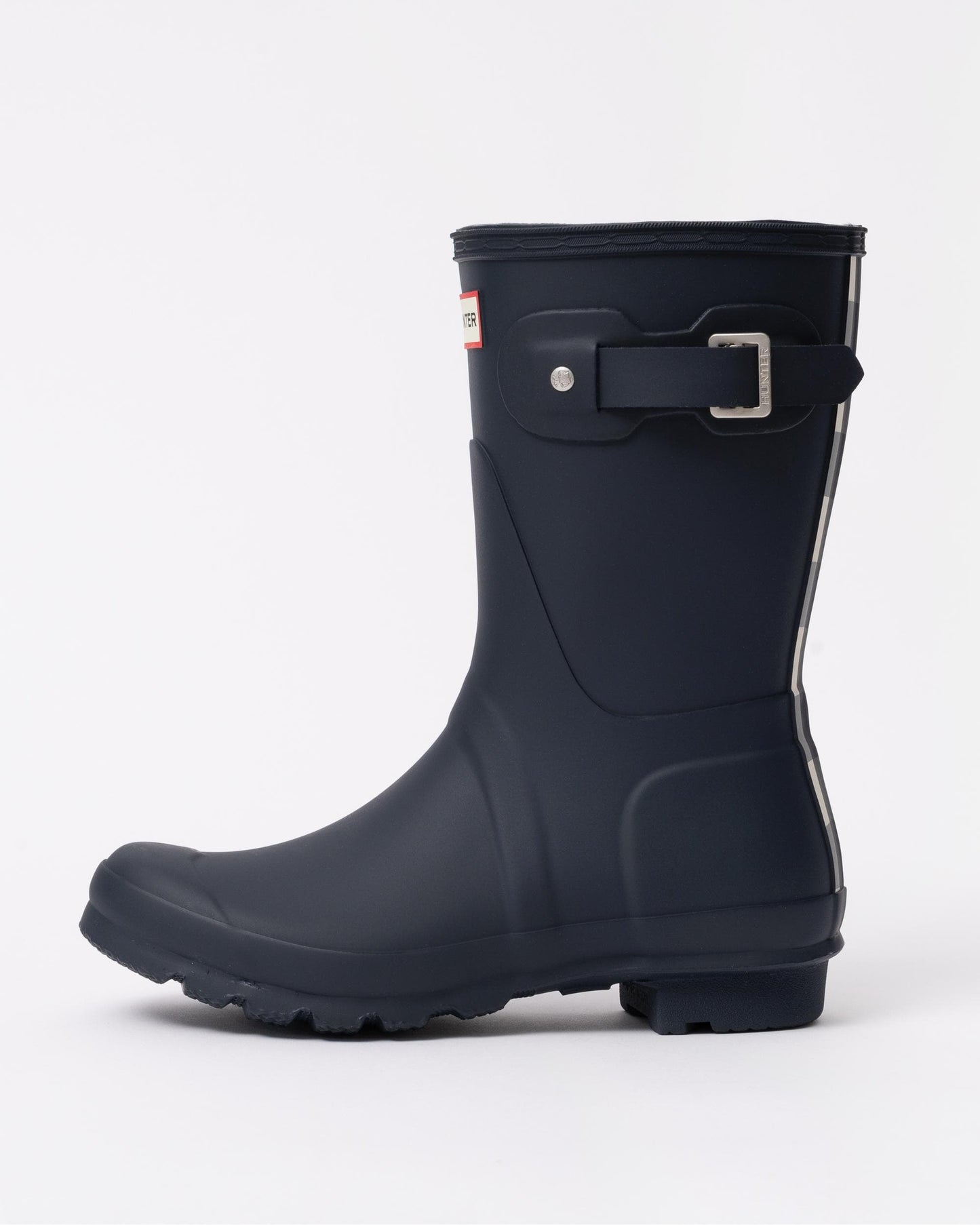 Hunter Womens Original Short Gingham Boot