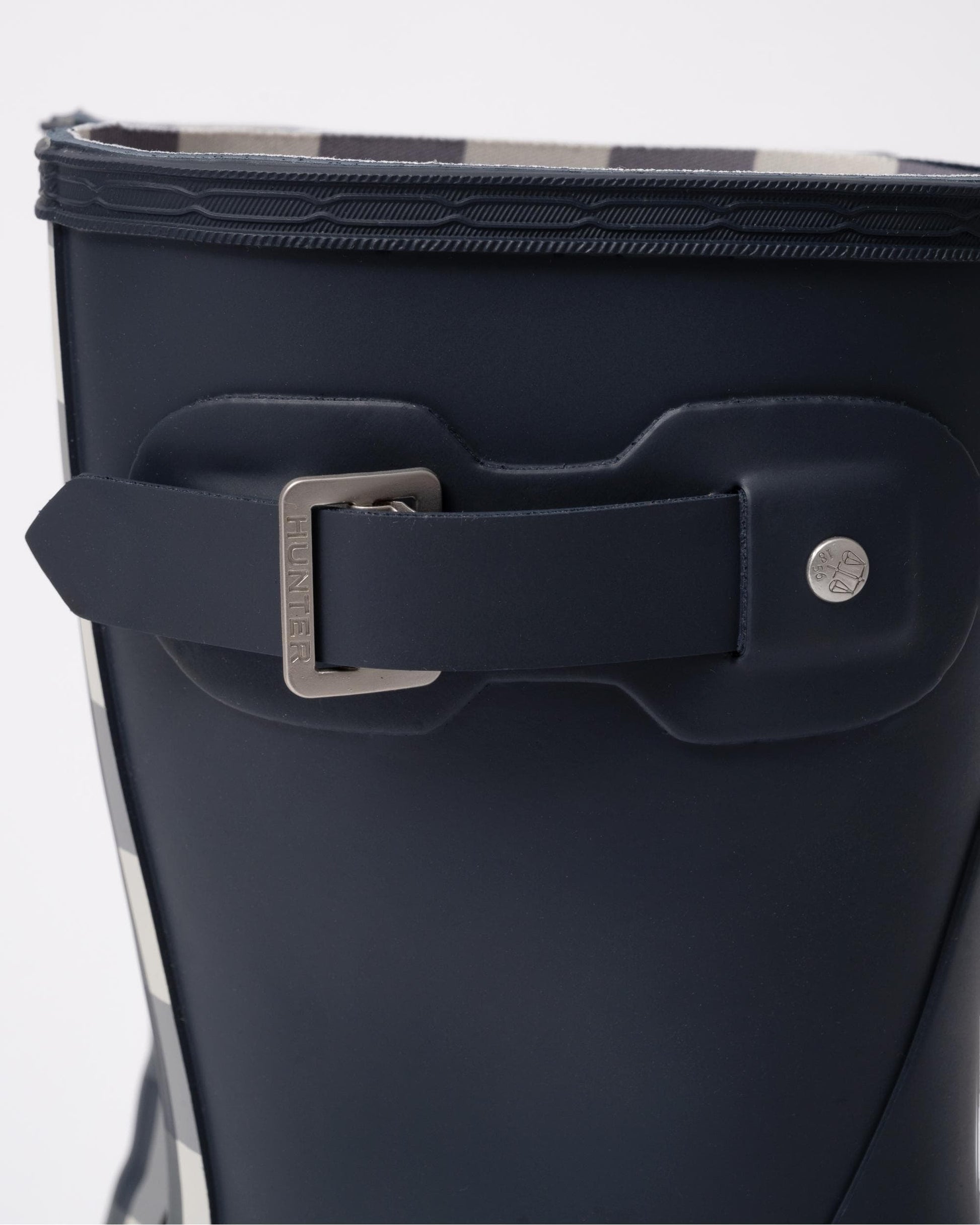 Hunter Womens Original Short Gingham Boot