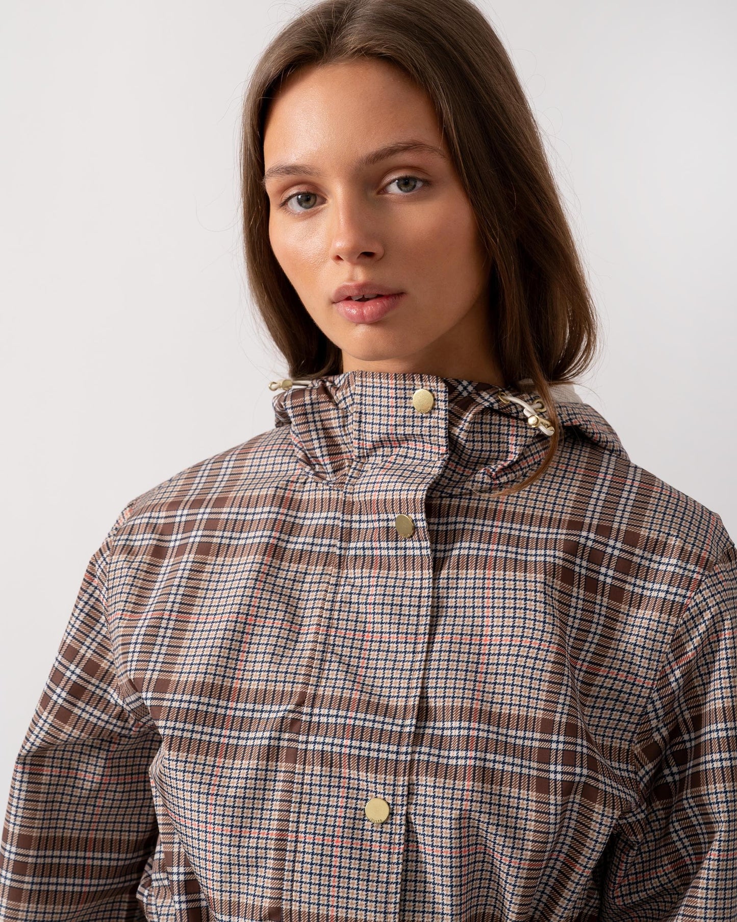 Joules Holkham Womens Raincoat - Dartmoor Check