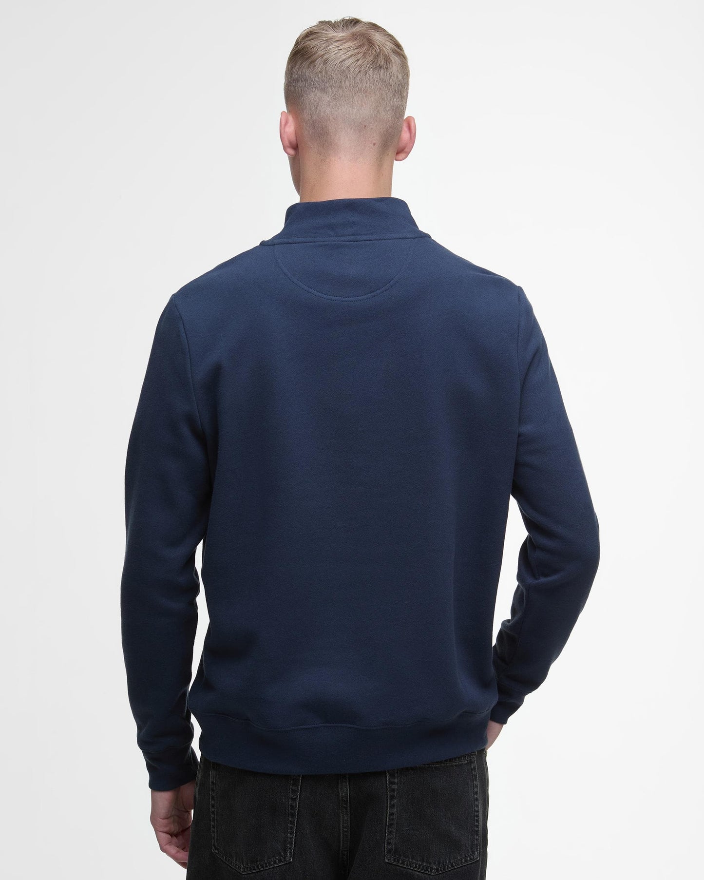 Barbour International Essential Half-Zip Mens Sweatshirt - International Navy