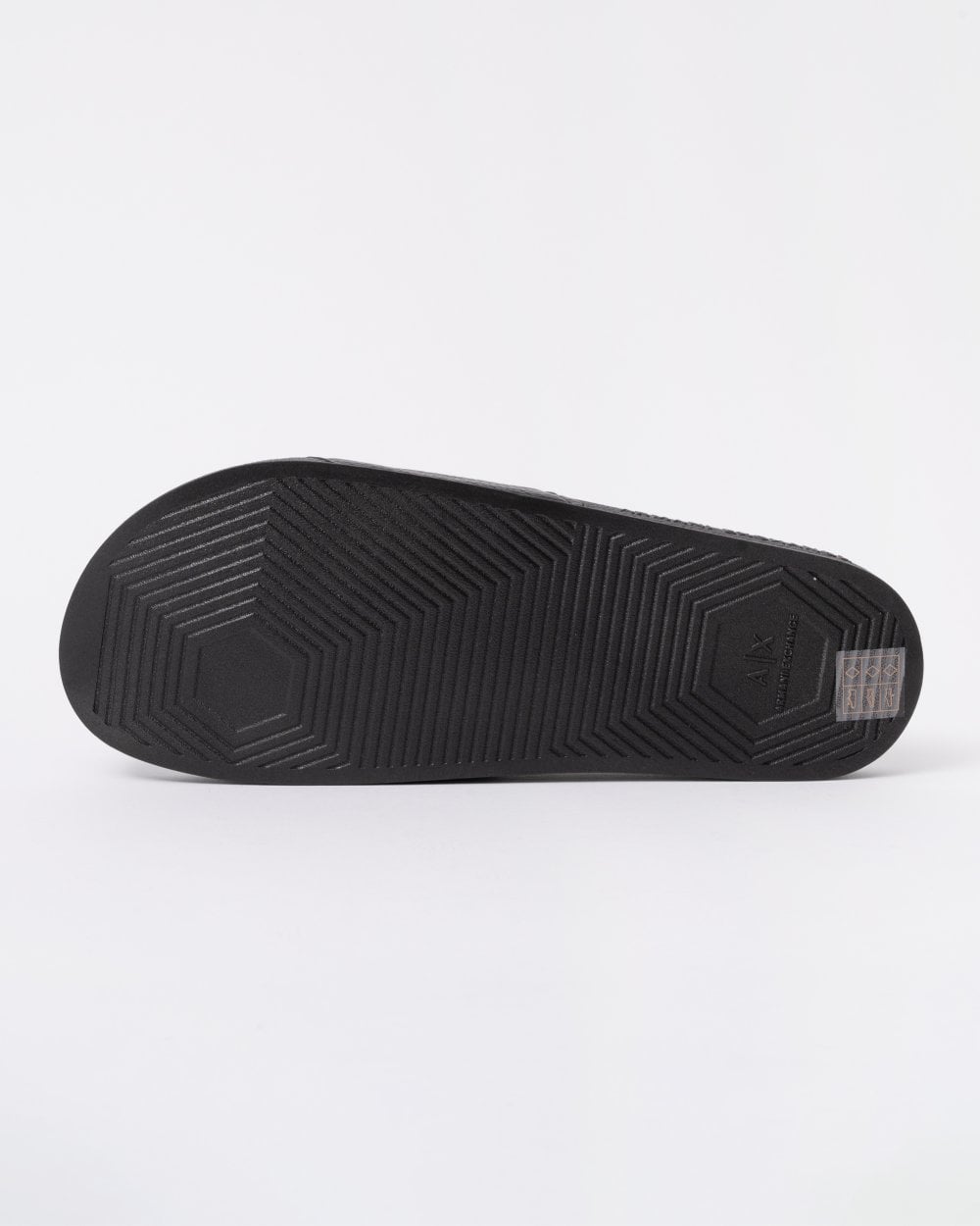 Armani Exchange Mens Tumbled PU Sliders