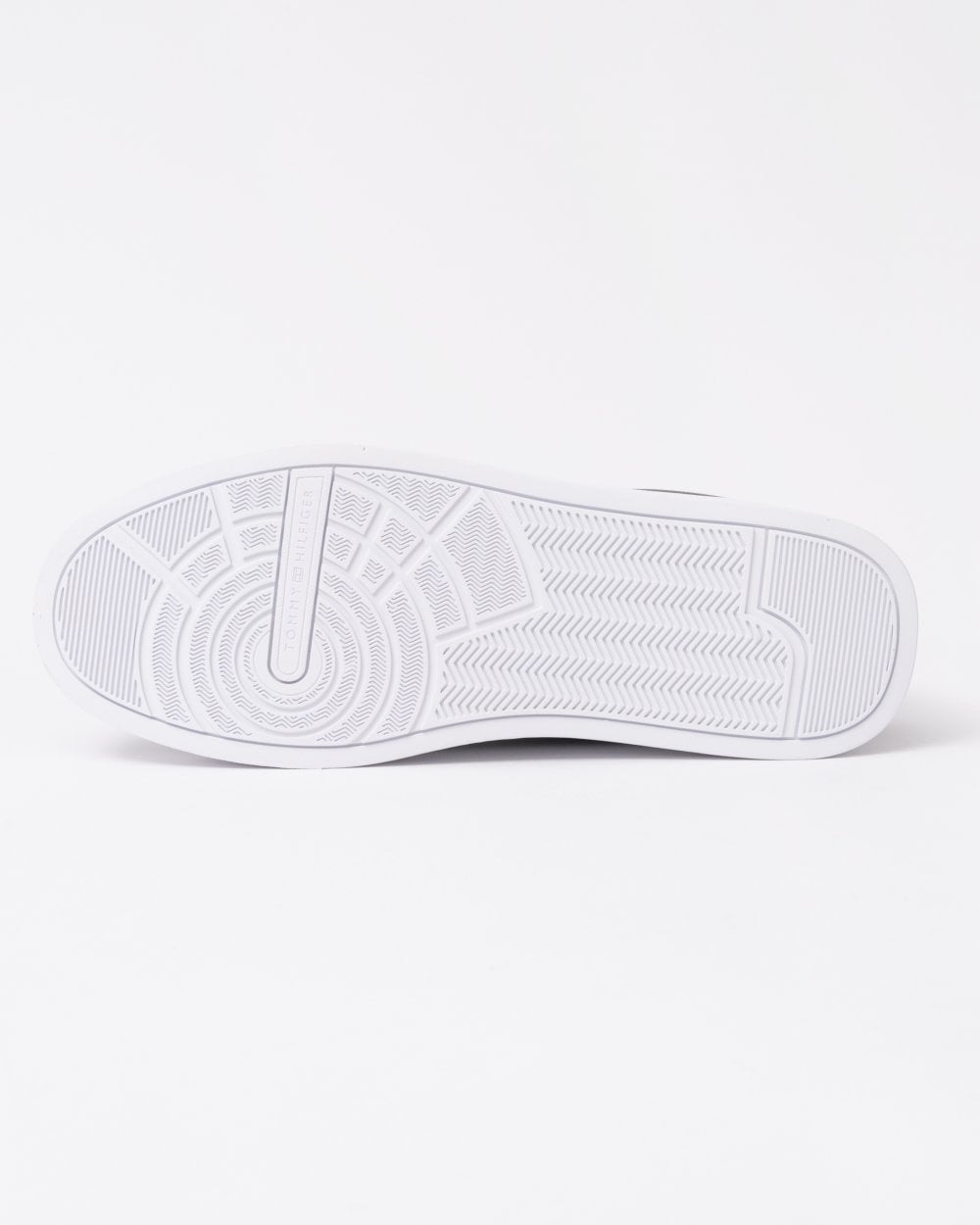 Tommy Hilfiger Court Leather Detailed Mens Trainer - Desert Sky