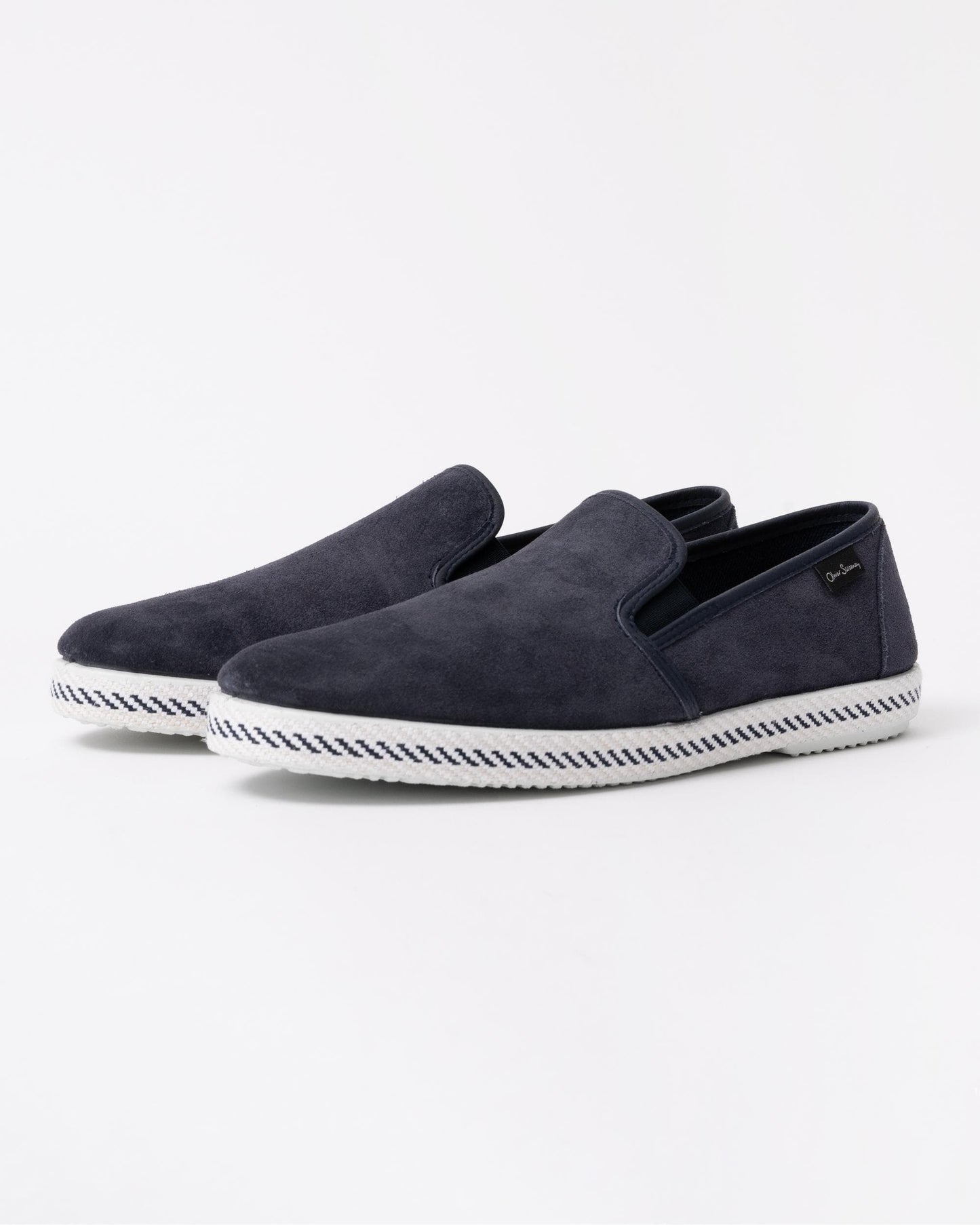 Oliver Sweeney Campomar Mens Suede Espadrilles - Navy