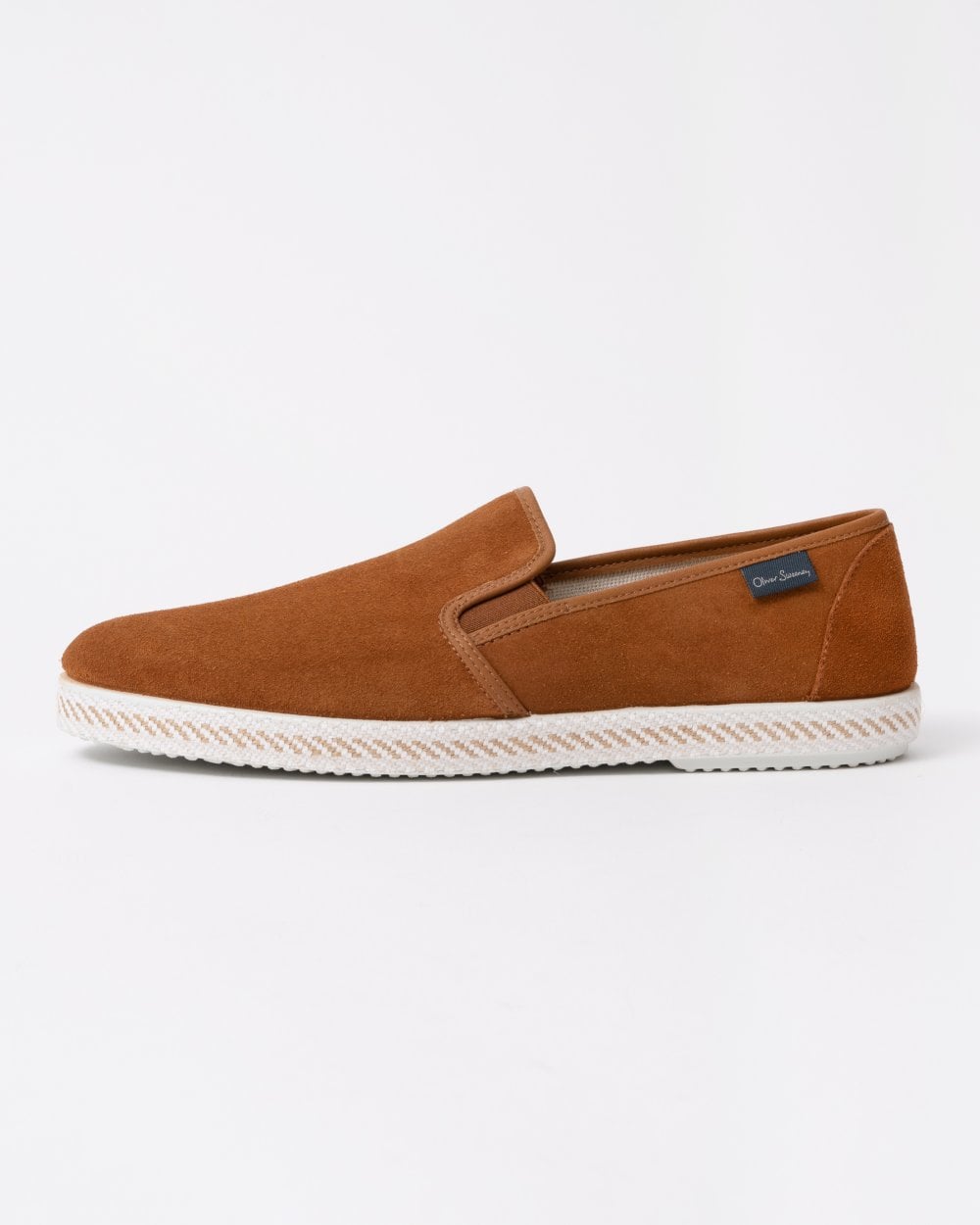 Oliver Sweeney Campomar Mens Suede Espadrilles - Tan