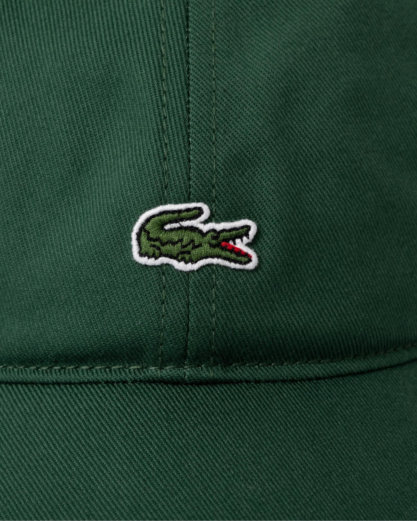 Lacoste Mens Organic Cotton Twill Cap - Green 132