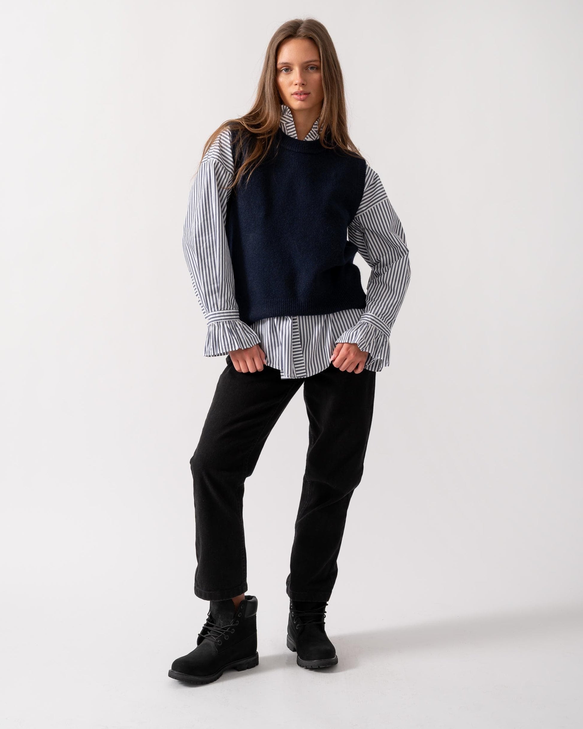Joules Holly Womens Crew Neck Knit Tank Top