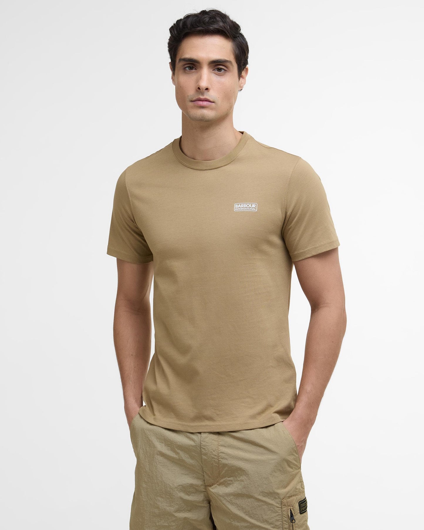 Barbour International Small Logo Mens T-Shirt - Trench