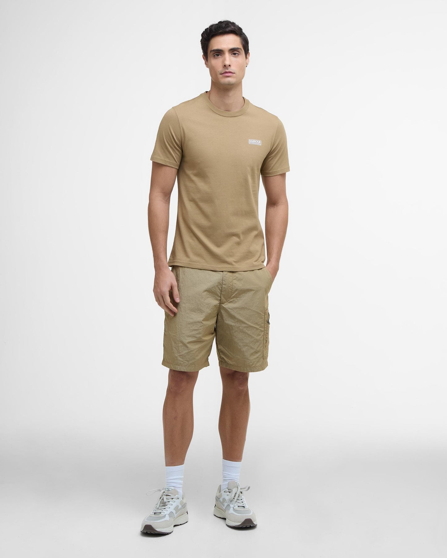 Barbour International Small Logo Mens T-Shirt - Trench