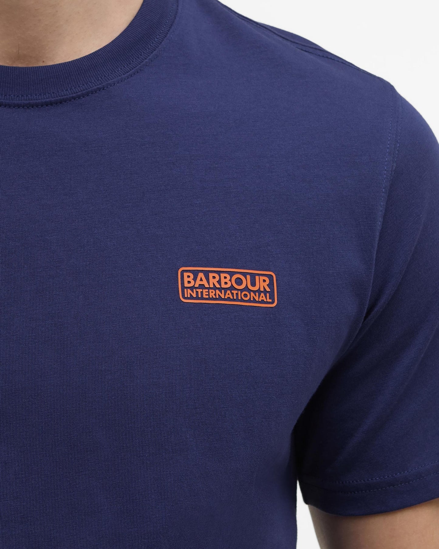 Barbour International Small Logo Mens T-Shirt - Pigment Navy