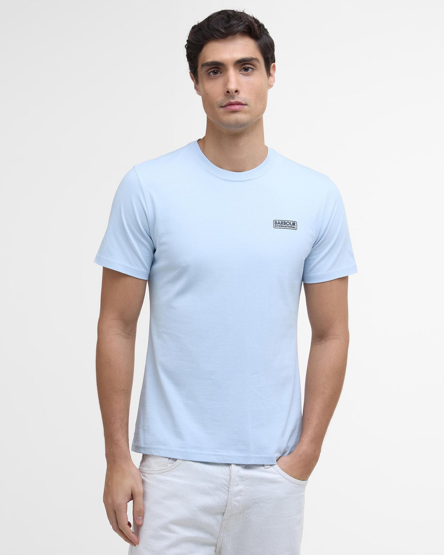 Barbour International Small Logo Mens T-Shirt - Heritage Blue