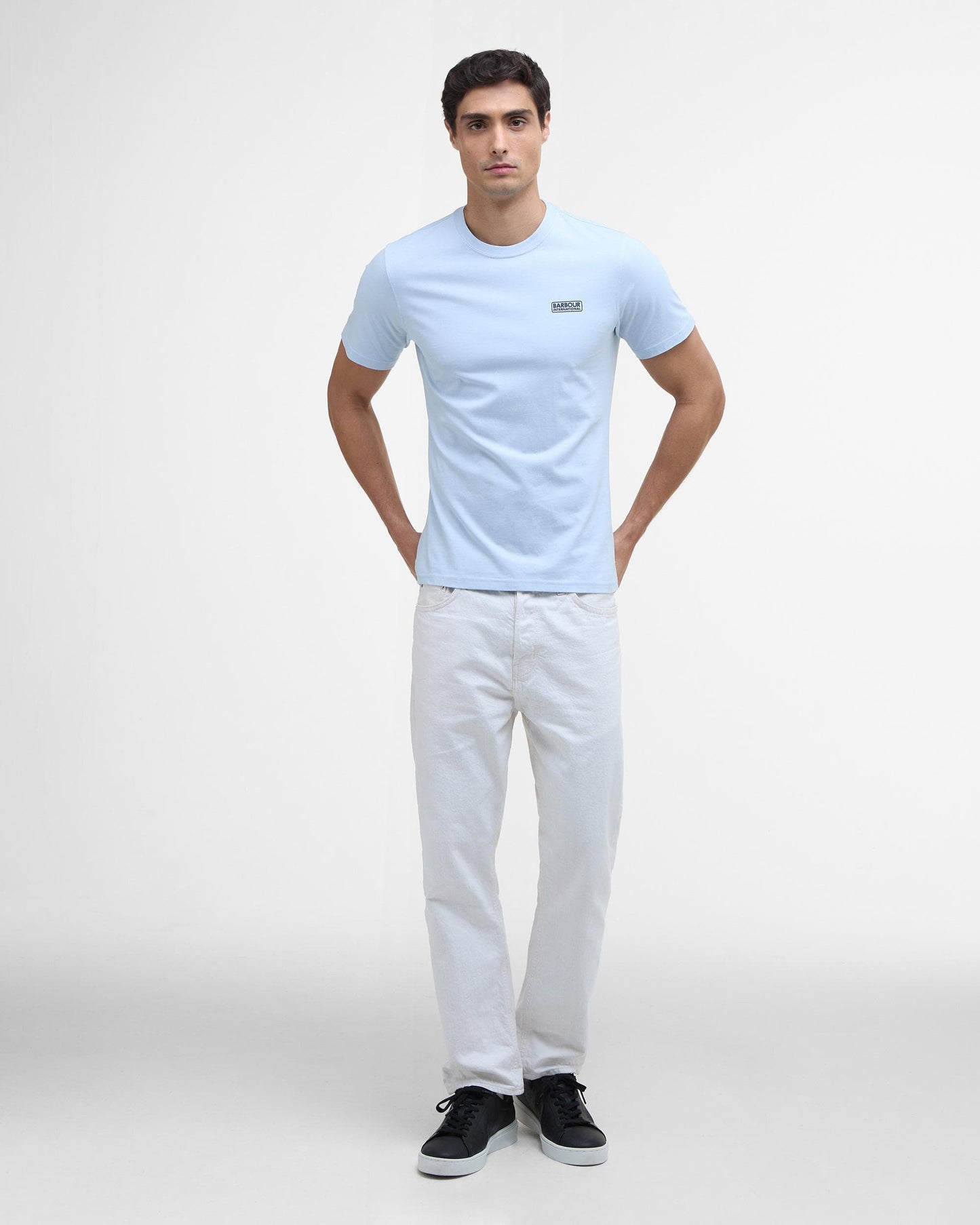 Barbour International Small Logo Mens T-Shirt - Heritage Blue