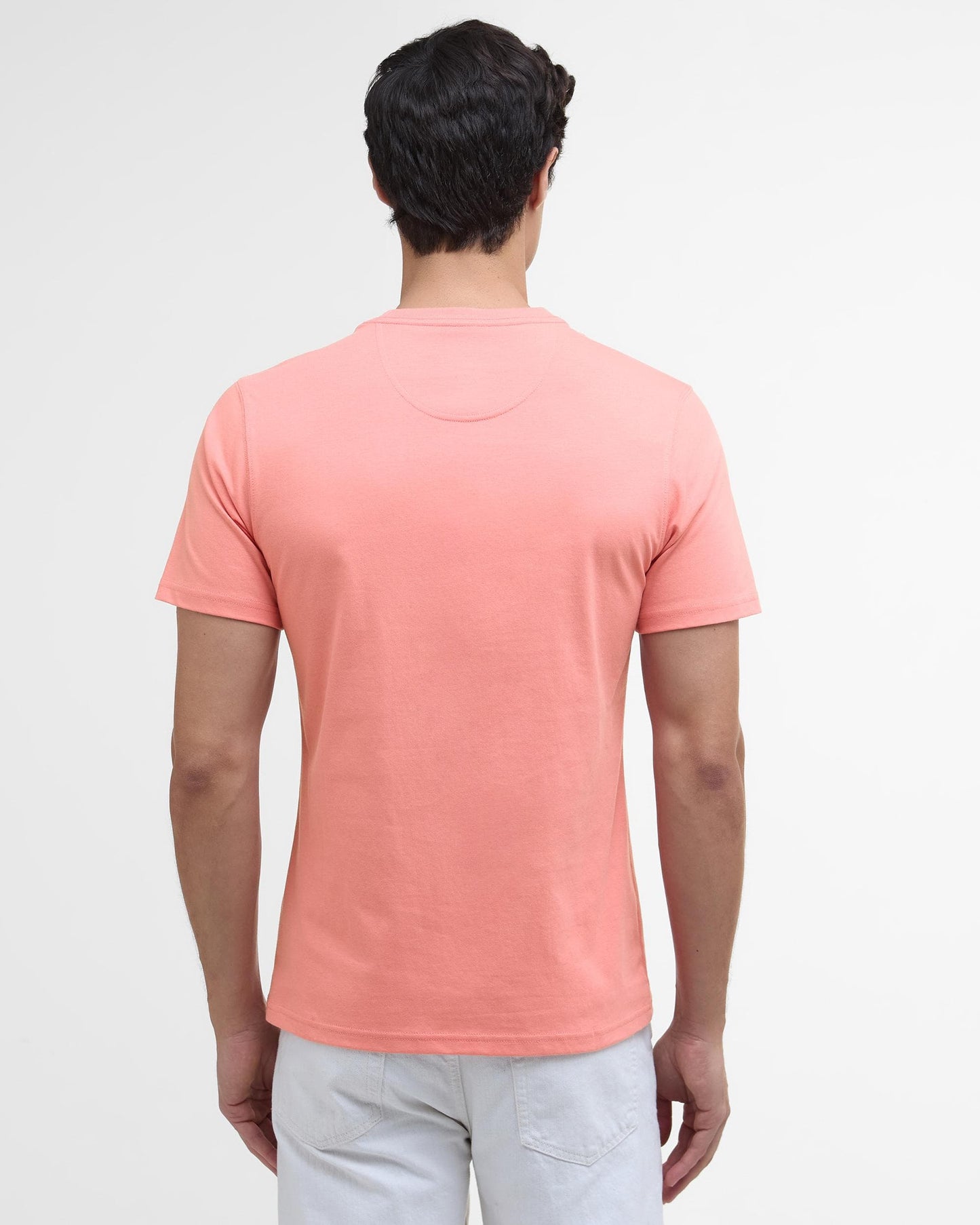 Barbour International Small Logo Mens T-Shirt - Coral