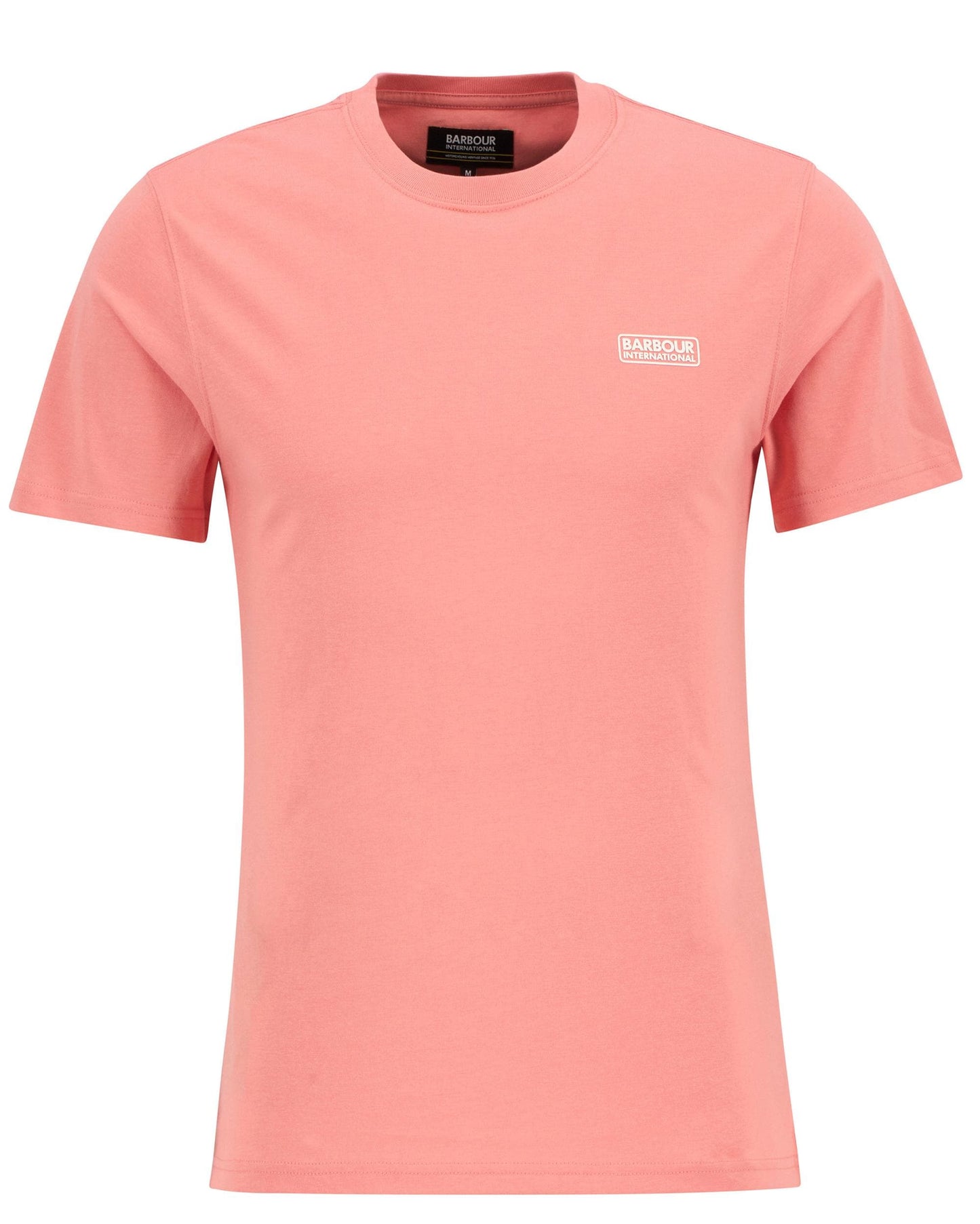Barbour International Small Logo Mens T-Shirt - Coral