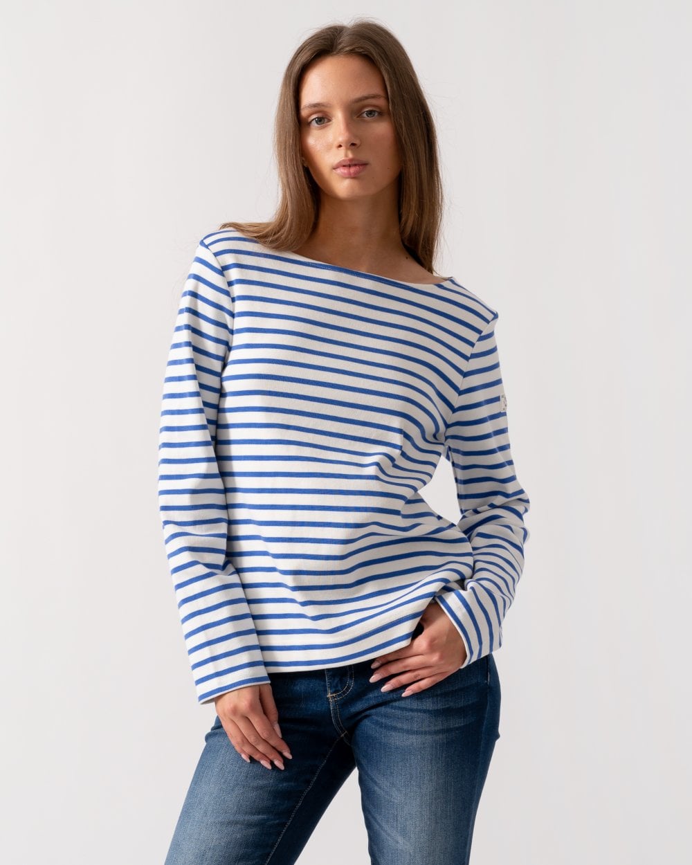 Joules New Harbour Womens Striped Breton Top