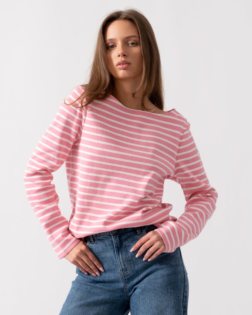 Joules New Harbour Womens Striped Breton Top
