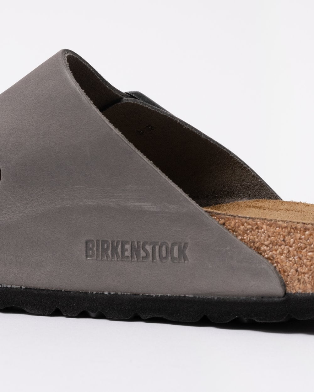 Birkenstock Arizona Oiled Natural Leather Womens Sandals - Iron