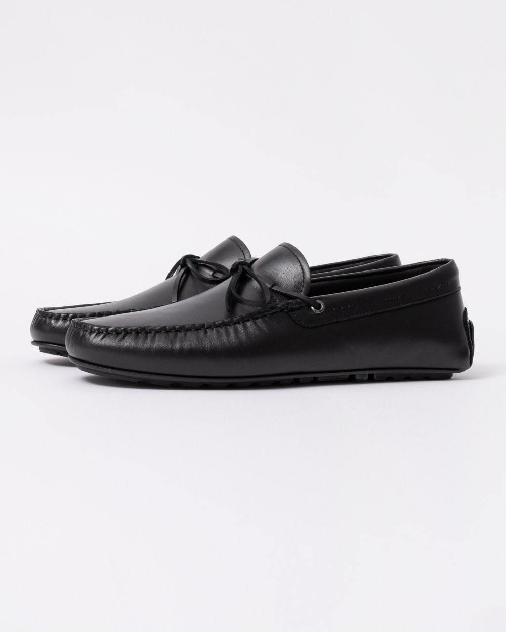 BOSS Orange Noel Mens Italian Leather Driving Moccasins