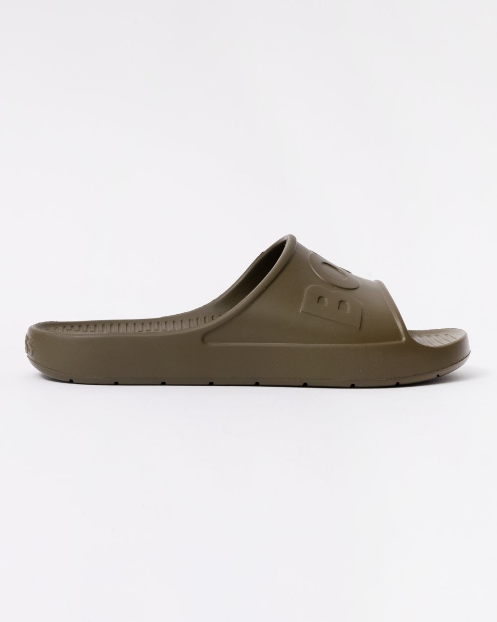 BOSS Orange Darian Mens Lightweight EVA Slides with Logo Strap - Open Green 361