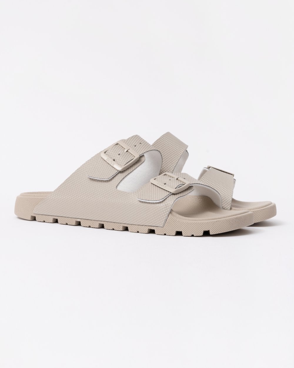 BOSS Orange Surfley Mens Twin-Strap Sandals - Light Beige 275