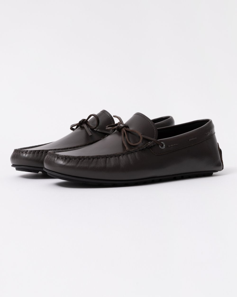 BOSS Orange Noel Mens Italian Leather Driving Moccasins