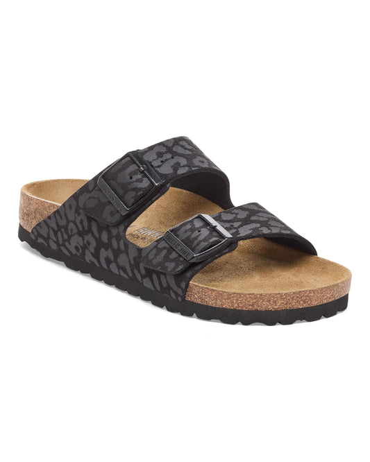 Birkenstock Arizona Synthetics Womens Sandals - Black Leopard