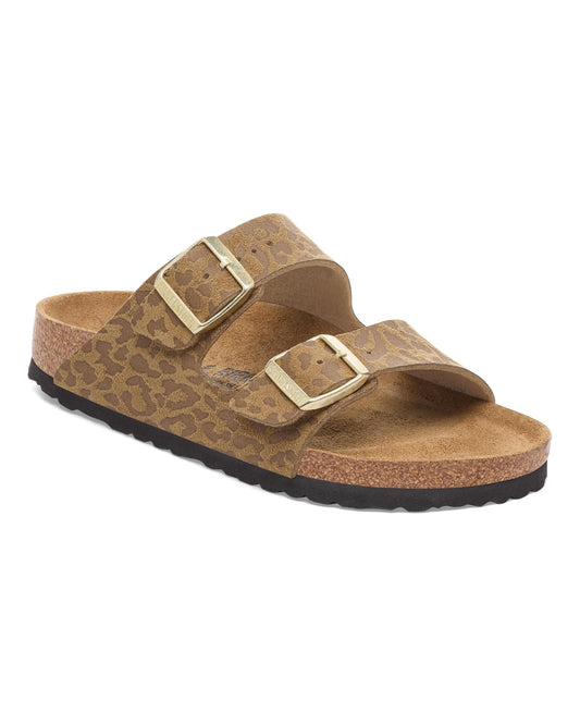 Birkenstock Arizona Synthetics Womens Sandals - Khaki Leopard