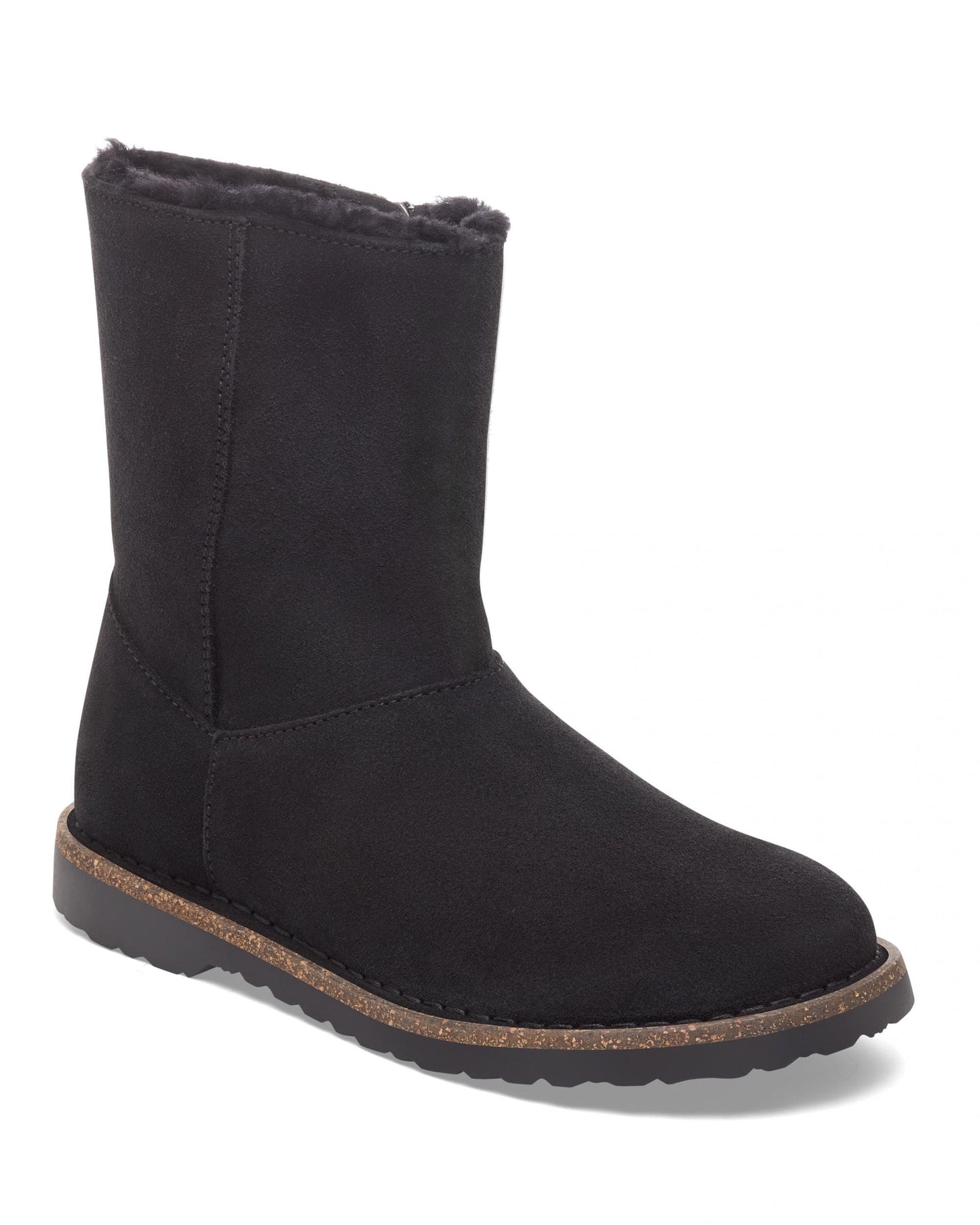 Birkenstock Uppsala Zip Shearling Suede Womens Boots