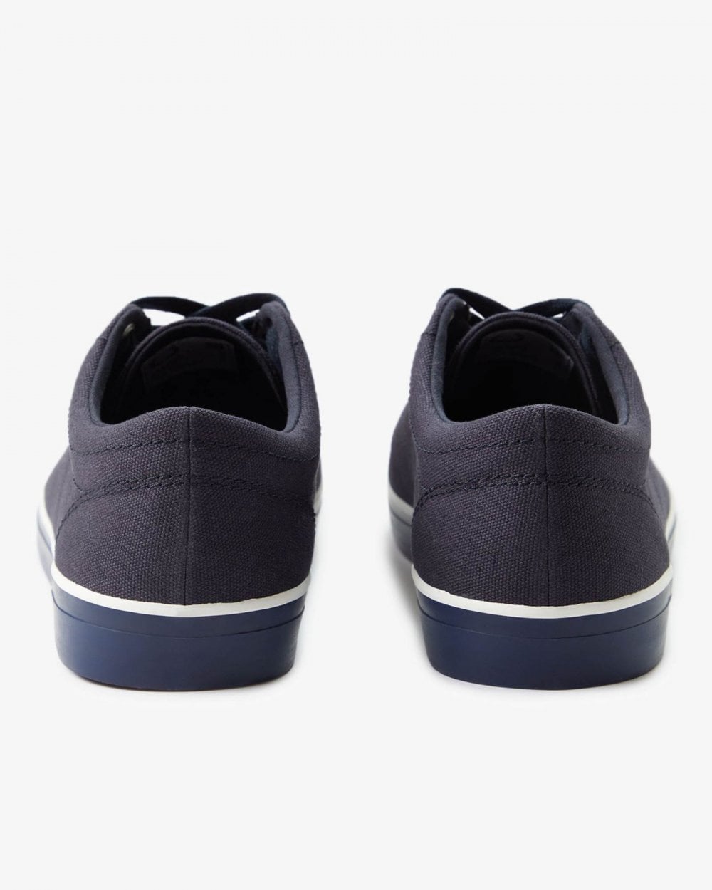Fred Perry Baseline Canvas Mens Trainers - Navy 608