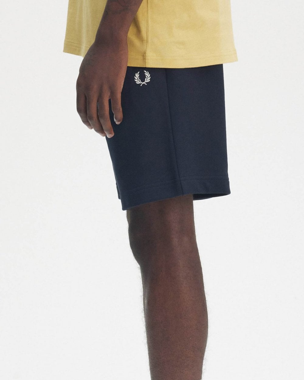 Fred Perry Mens Classic Sweat Short - Navy 608