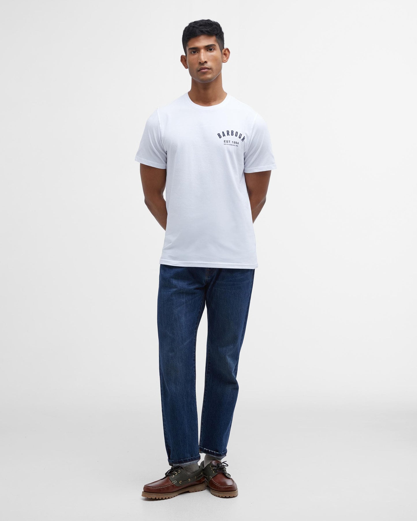 Barbour Preppy Mens T-Shirt - White