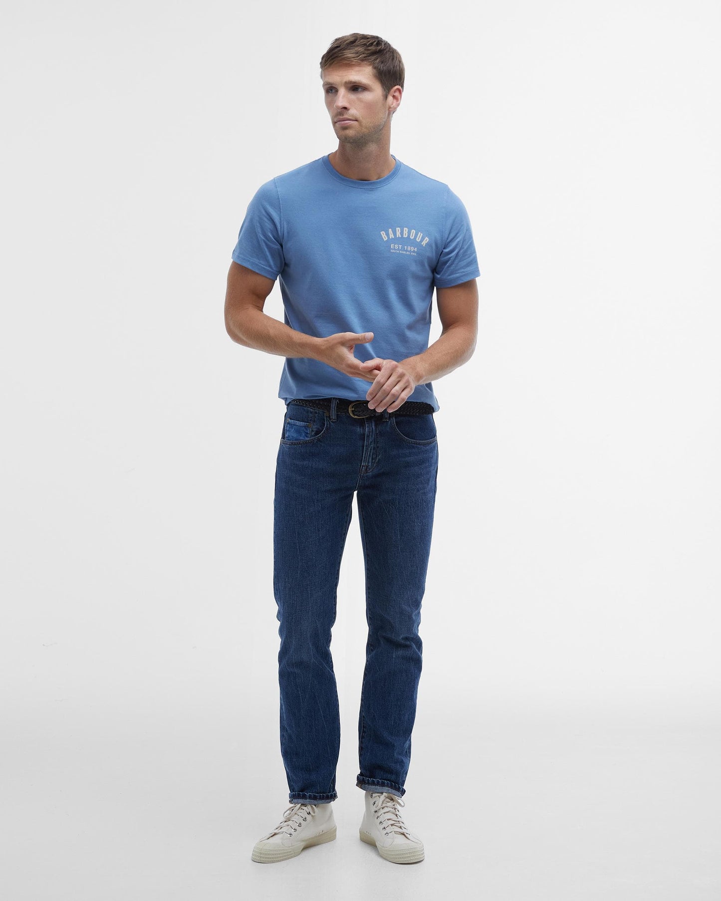 Barbour Preppy Mens T-Shirt - Force Blue