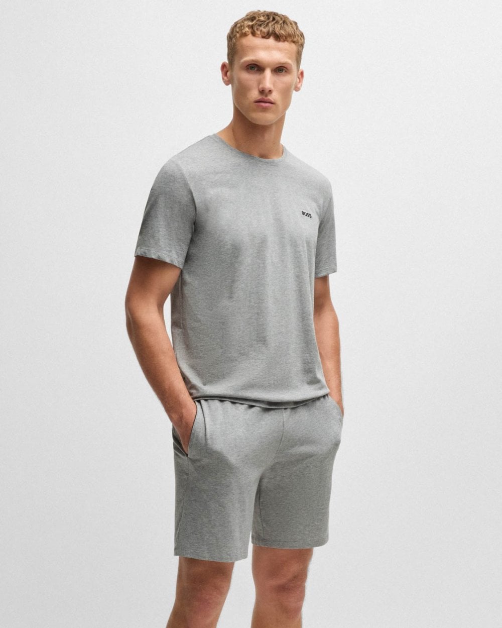 BOSS Orange Mix&Match Mens Loungewear Shorts NOS - Medium Grey 033