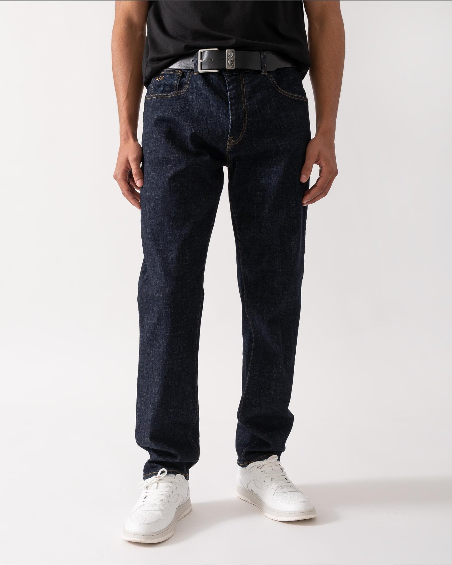 Armani Exchange Armani Exchange Mens Straight Cut 5 Pocket Jeans