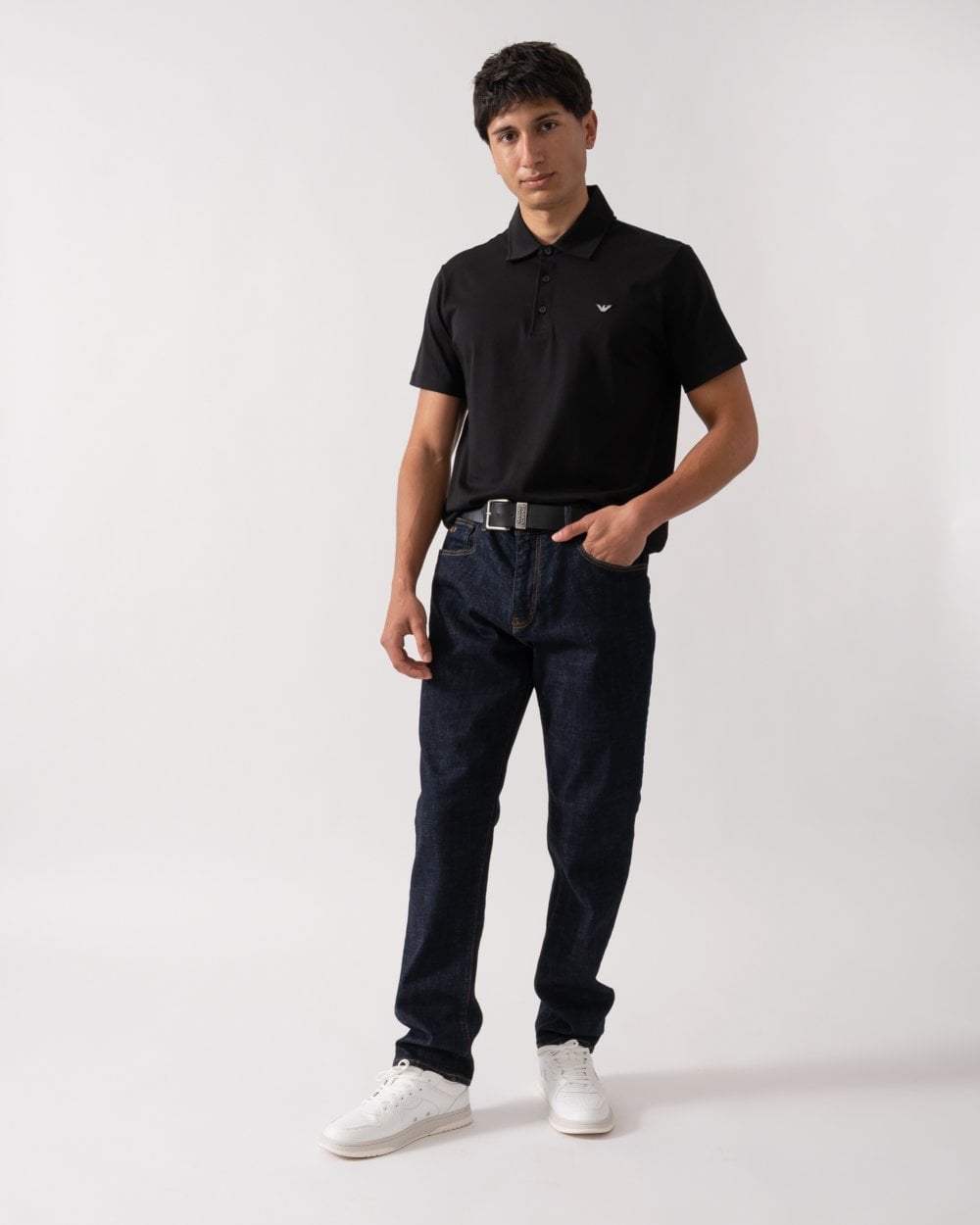 Armani Exchange Armani Exchange Mens Straight Cut 5 Pocket Jeans