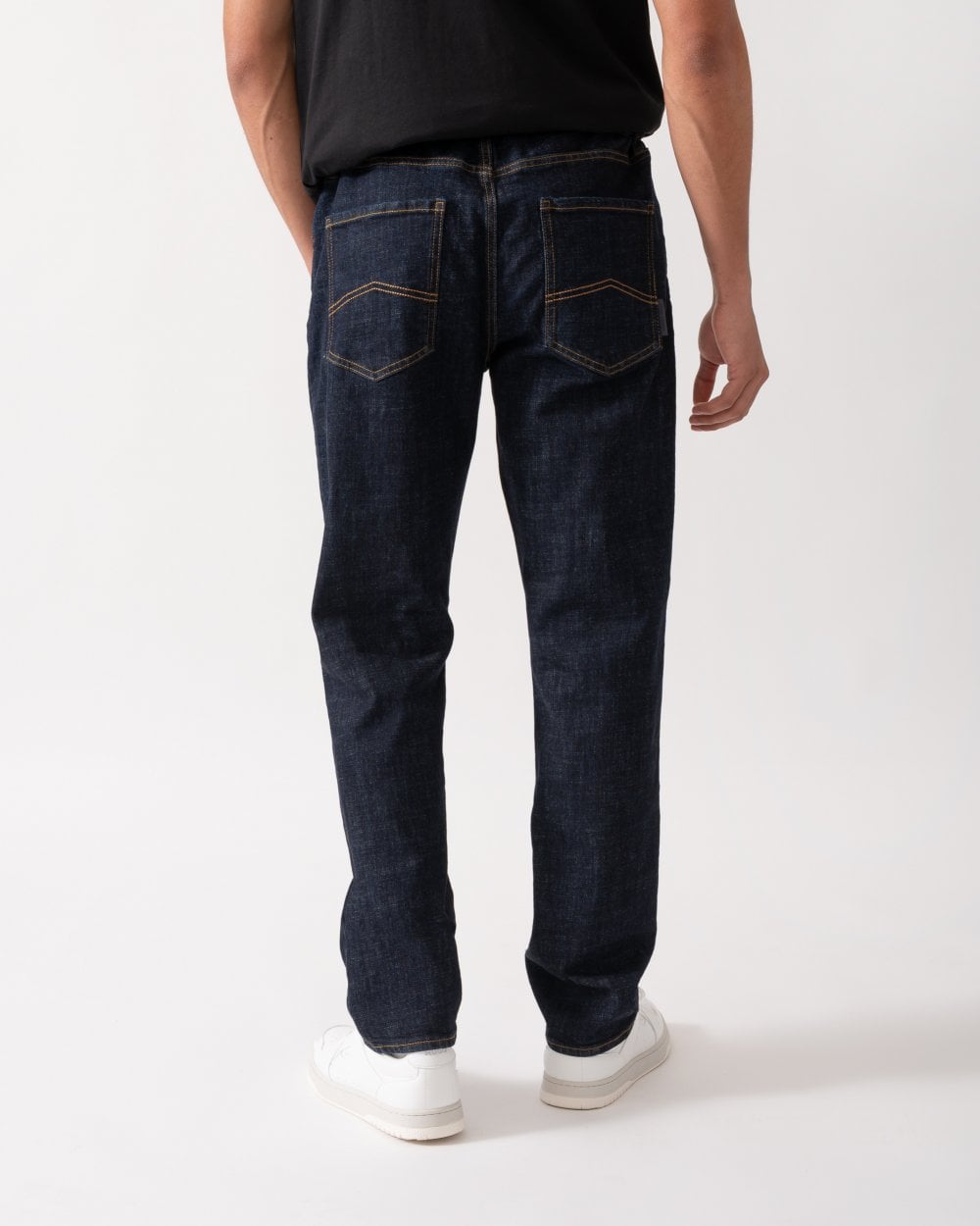 Armani Exchange Armani Exchange Mens Straight Cut 5 Pocket Jeans