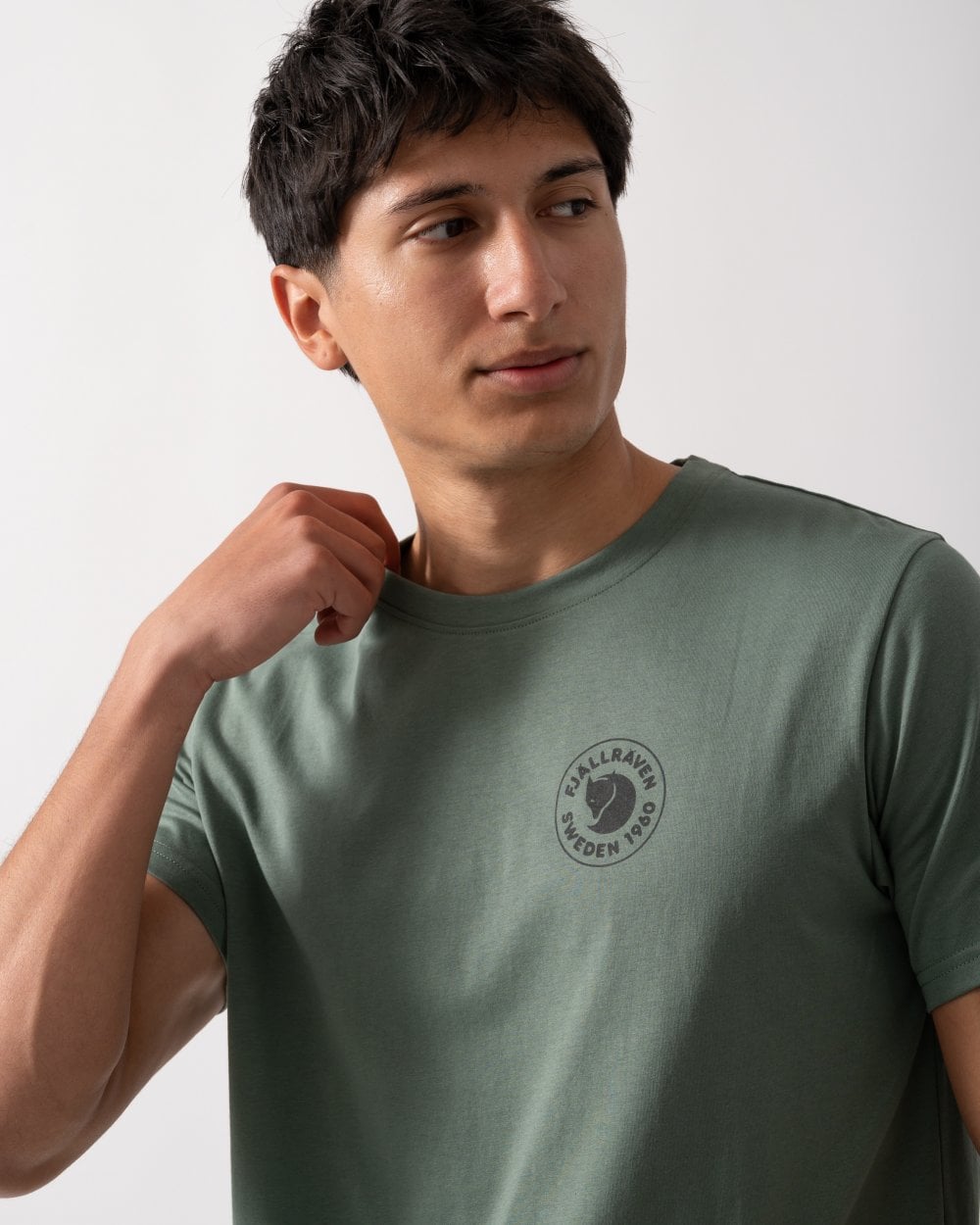 Fjallraven 1960 Logo Mens T-Shirt - Patina Green 614