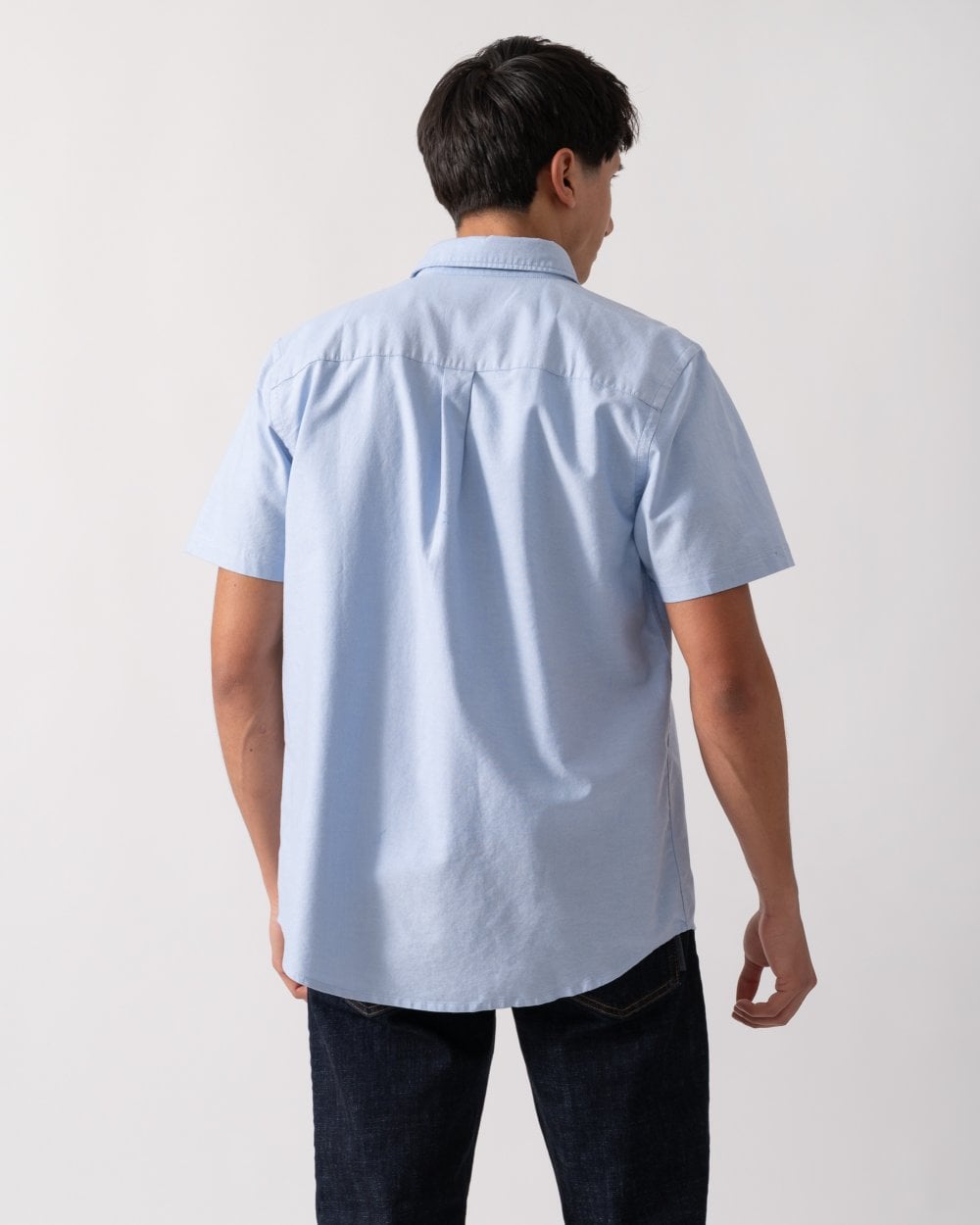 Lyle & Scott Short Sleeve Oxford Mens Shirt - X41 Riviera
