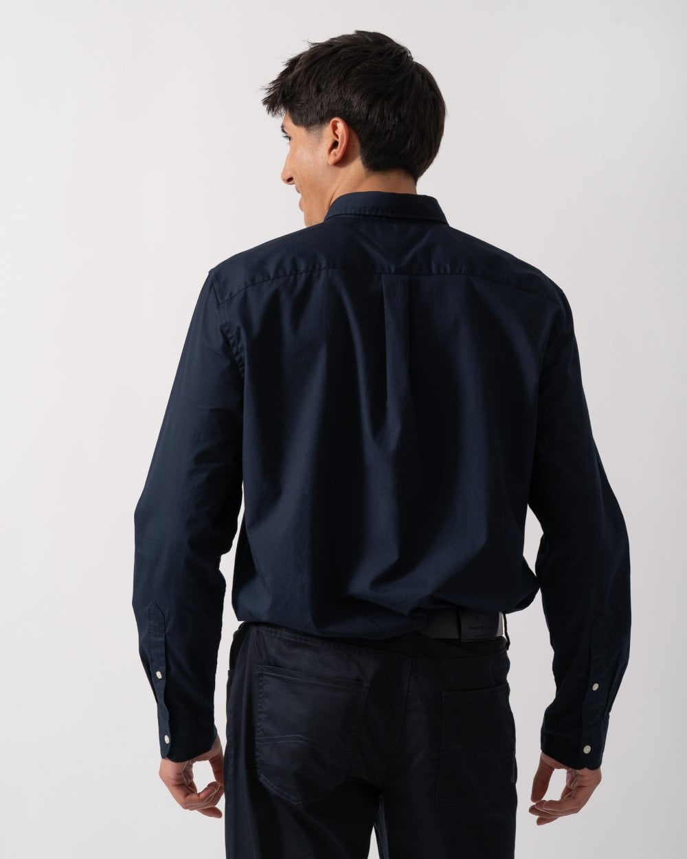 Tommy Hilfiger Core Flex Poplin Mens Long Sleeve Shirt - Desert Sky