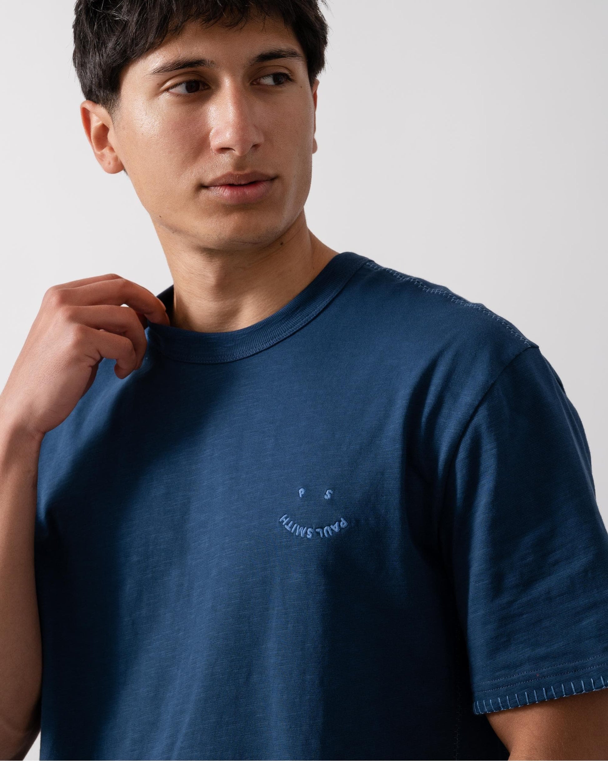 Paul Smith PS Paul Smith Mens Casual Fit Short Sleeve Happy T-Shirt