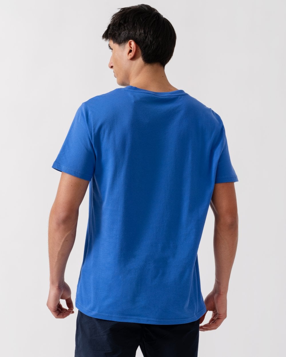 Tommy Hilfiger Short Sleeve Mens Logo T Shirt - Verona Blue