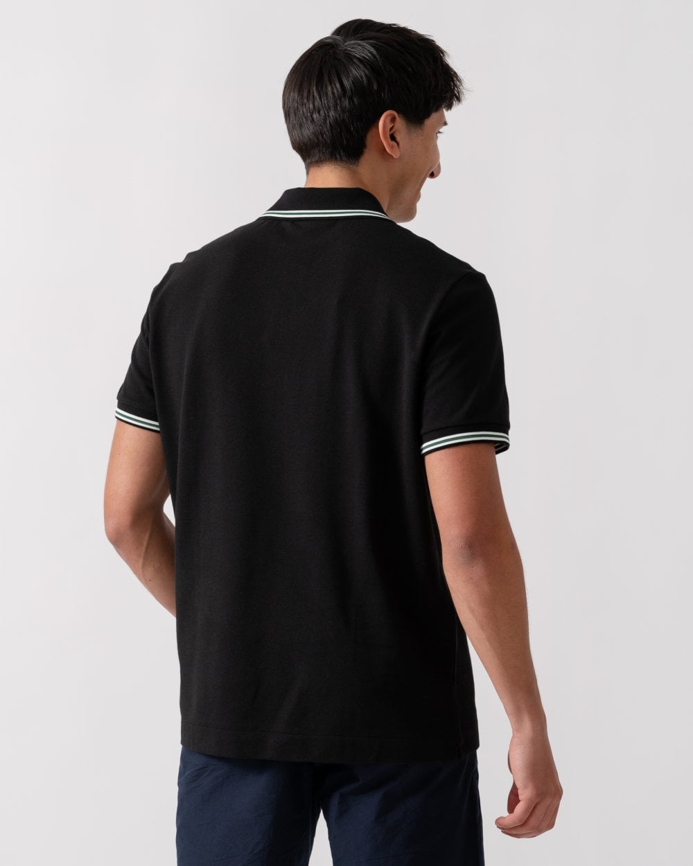 Lacoste Mens Tipped Polo Shirt - Black 031